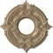 Ekena Millwork Attica PVC Medallion (Canopies up to 4 1/8"), 10"OD x 3 1/2"ID x 3/4"P, Metallic Champagne Mist CMP10ATECE - alternate 1